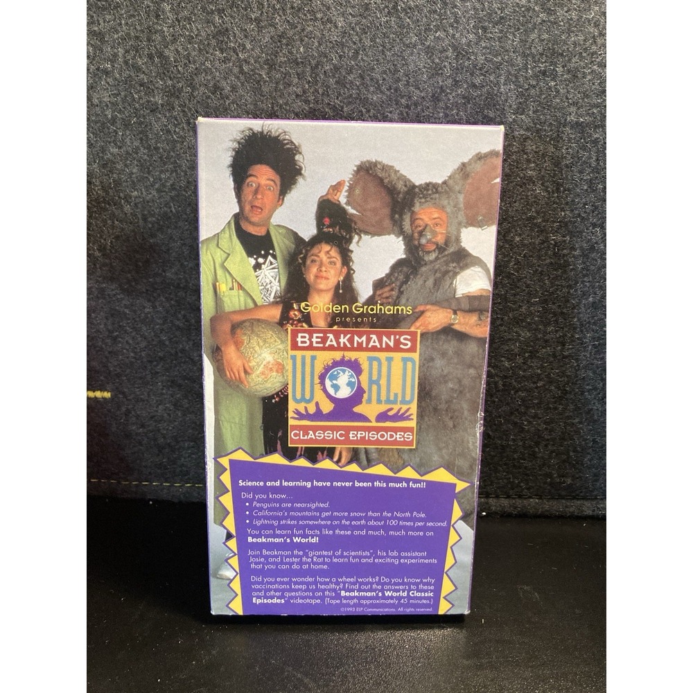 BEAKMAN'S WORLD Classic Episodes VHS 1993 Golden Grahams Promo VERY GOOD